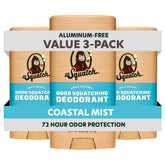 Dr. Squatch déodorant pour homme en pack 2, Sierra Storm et Sandalwood Summit, protection longue durée