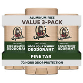 Dr. Squatch Déodorant Homme Stick 75 g Pine Tar, fraîcheur durable et parfum boisé.