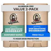 Dr. Squatch Déodorant Homme Stick – Rapides de la Forêt Tropicale, protection naturelle longue durée.