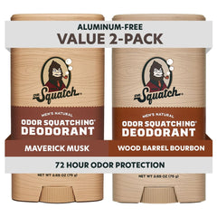 Déodorant Dr. Squatch en stick Maverick Musk pour une fraîcheur durable.