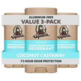 Dr. Squatch déodorant homme stick Coconut Castaway, protection longue durée.