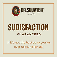 Dr. Squatch huiles naturelles d’olive et coco pour nourrir la peau.