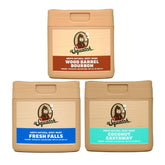 Dr. Squatch baril-bois bourbon — flacon mis en valeur, hydratation longue durée.