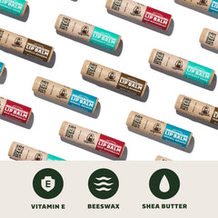Baume Dr. Squatch hydratant vitamine E et beurre de karité pour lèvres nourries