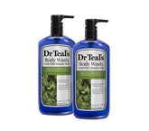 Dr Teal's: bouteille douche-relax eucalyptus menthe pour hydratation et détente