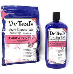 Dr Teal's Sel Epsom calment les muscles et favorisent la détente.