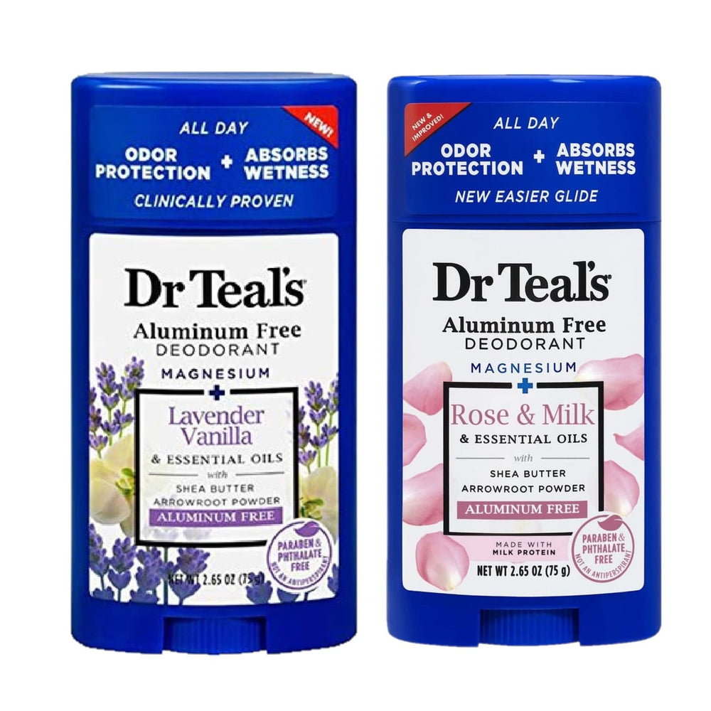 Dr Teals Déodorant Vanille Lavande : parfum durable et fraîcheur tout au long de la journée.