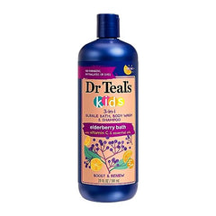 Dr Teal's Kids – bain-douche-shampoo 3-en-1 : routine pratique