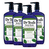 Dr Teal's Relax Relief: bouteille de gel douche au sel d'Epsom pur pour relaxation.