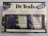 Dr Teal's Relax & Relief Eucalyptus : bain d'Epsom apaisant les muscles et favorisant la détente.