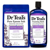 Dr Teal's sel Epsom lavande en sachet 3 lb pour détente musculaire