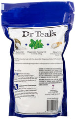 Coffret Dr Teal's pour pieds, menthe et bicarbonate, pour éliminer les odeurs et détendre les pieds fatigués.