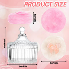 Puff Draupnir pour poudre visage – douceur précise