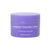 Dream Overnight Toning Whip — bouteille: texture riche pour hydrater et raffermir la peau.
