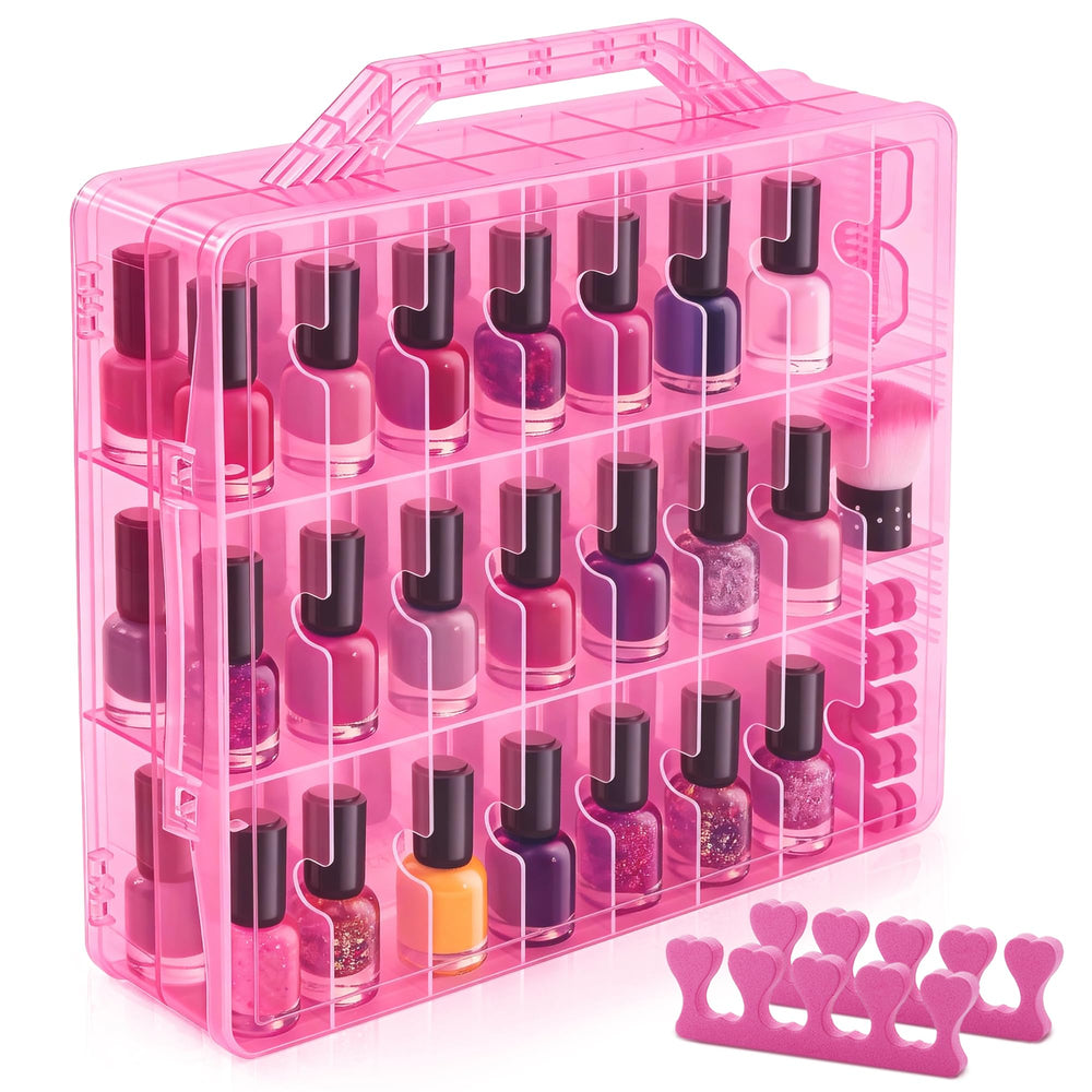 DreamGenius organisateur vernis 48 bouteilles, vue clair et pratique pour le rangement