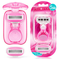 Rasoir DreamGenius de voyage avec étui pour rangement pratique pendant les déplacements.