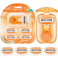 Rasoir DreamGenius voyage, poignee en silicone antidérapante pour une prise sûre