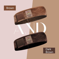 Dreamlover Wig Grip Band ajustable brun foncé s adapte a différentes tailles de tête.