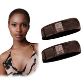 Dreamlover Wig Grip Band brun foncé 2 pièces confort et tenue fiables.