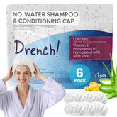 Drench! Medical cap-shampoing lavage sans eau prêt à l'emploi.