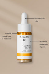 Dr. Hauschka huile clarifiante du jour, emballage élégant pour la routine quotidienne