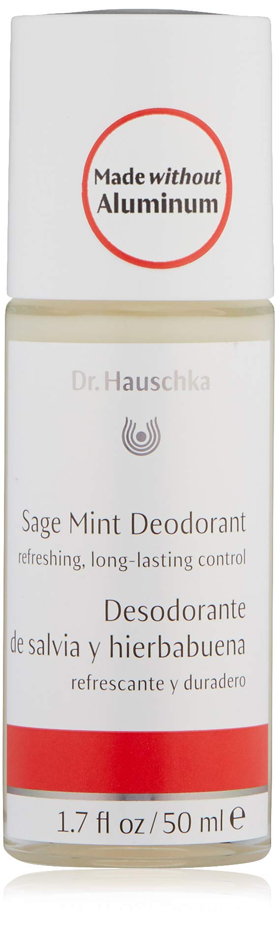 Dr. Hauschka déodorant sauge menthe – bouteille roll-on, parfum frais et durable.