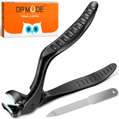 DRMODE ciseaux-ongles poignee longue tete angle, facilite l’accès et la precision