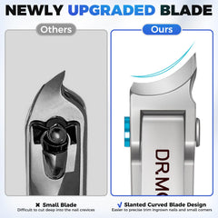 DRMODE coupe-ongles angle incline, lame profilée pour coupe précise.
