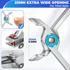 DRMODE coupe-ongles inox precision, acier durable pour des coupes nettes.