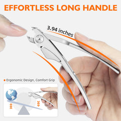 DRMODE Coupe-ongles poignée ergonomique réduit la fatigue lors de la coupe.