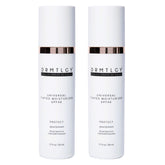 DRMTLGY bouteille teinte SPF 46: protection légère et éclat naturel.