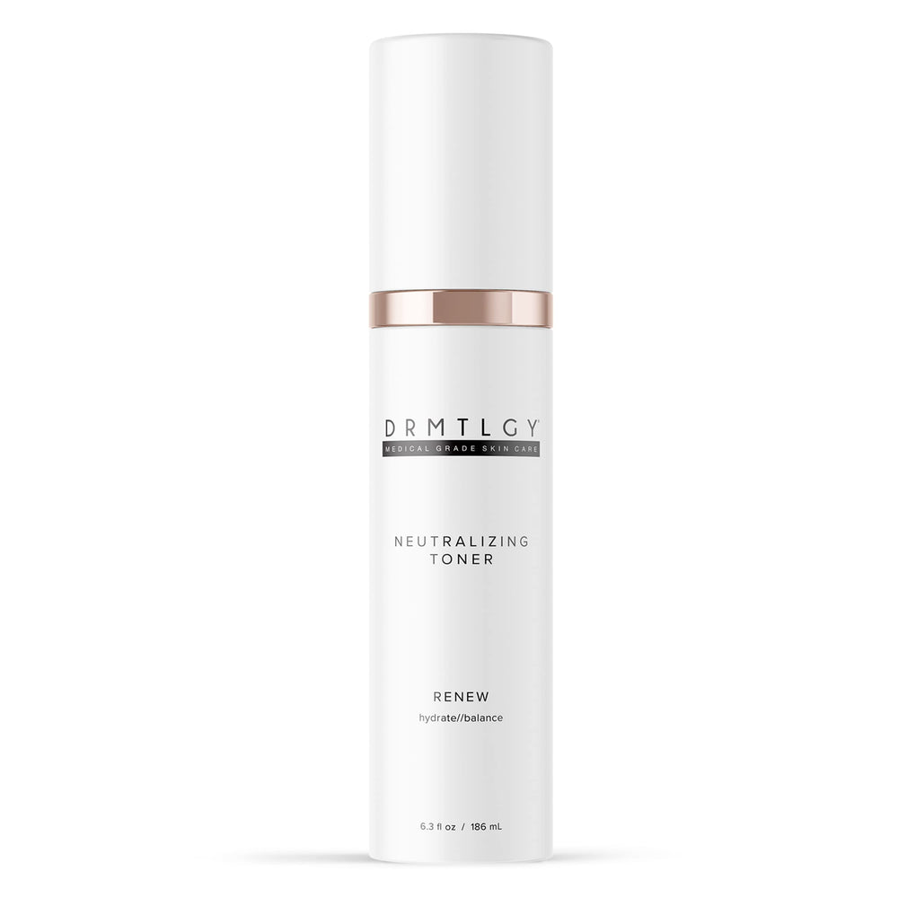 DRMTLGY Toner neutralisant pour le visage, bouteille 186 ml, prépare la peau.