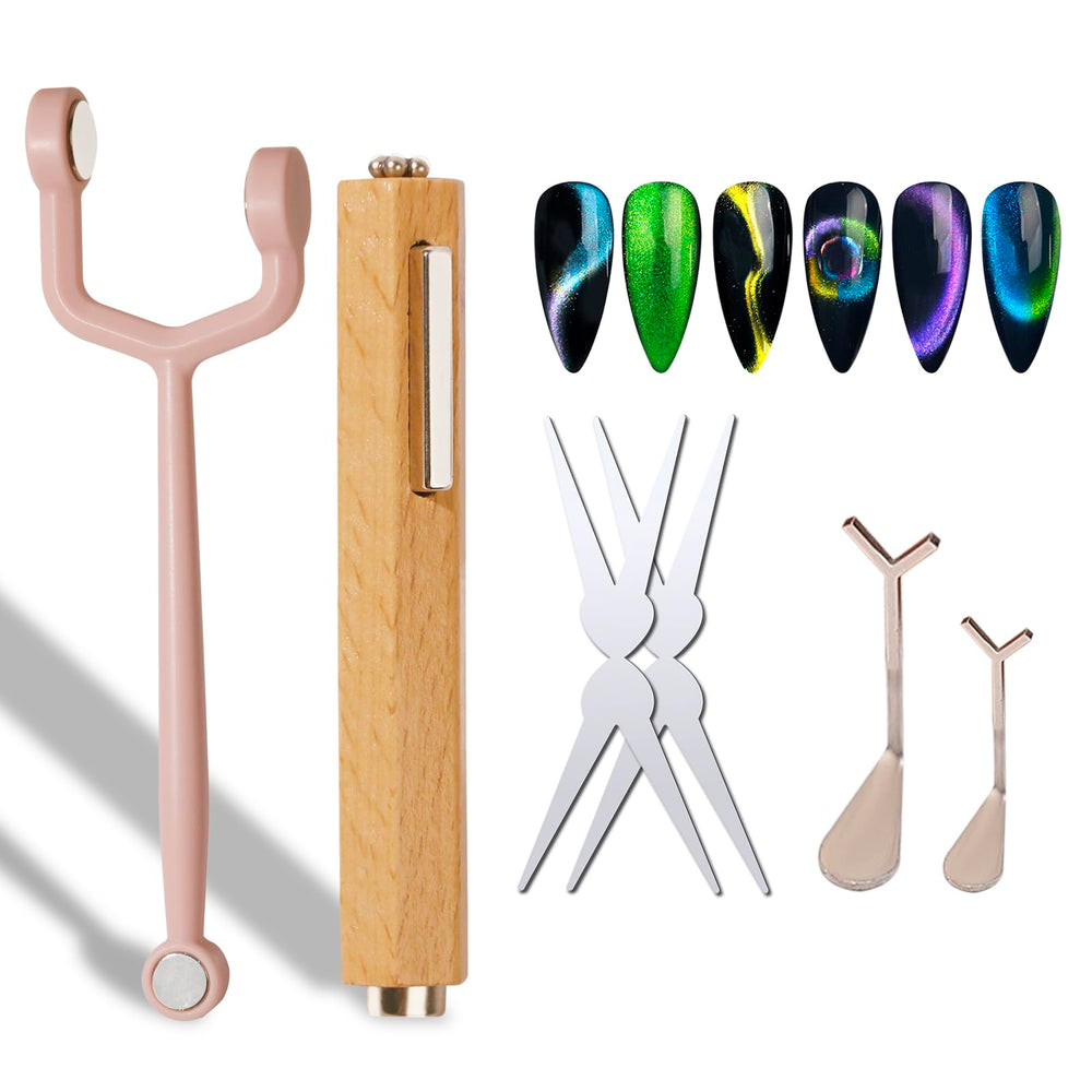Dr.nail aimant œil-chat octogonal pour créer des motifs variés sur les ongles.