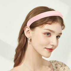 Drnytunk bandeau reglable rose, s’adapte à toutes les têtes.