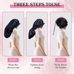 Drokenle cap-douche ideale et polyvalente: ideale pour maquillage et soins de la peau.