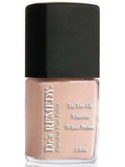 Vernis Dr.'s Remedy Nude Rose nourrissant pour des ongles sains.