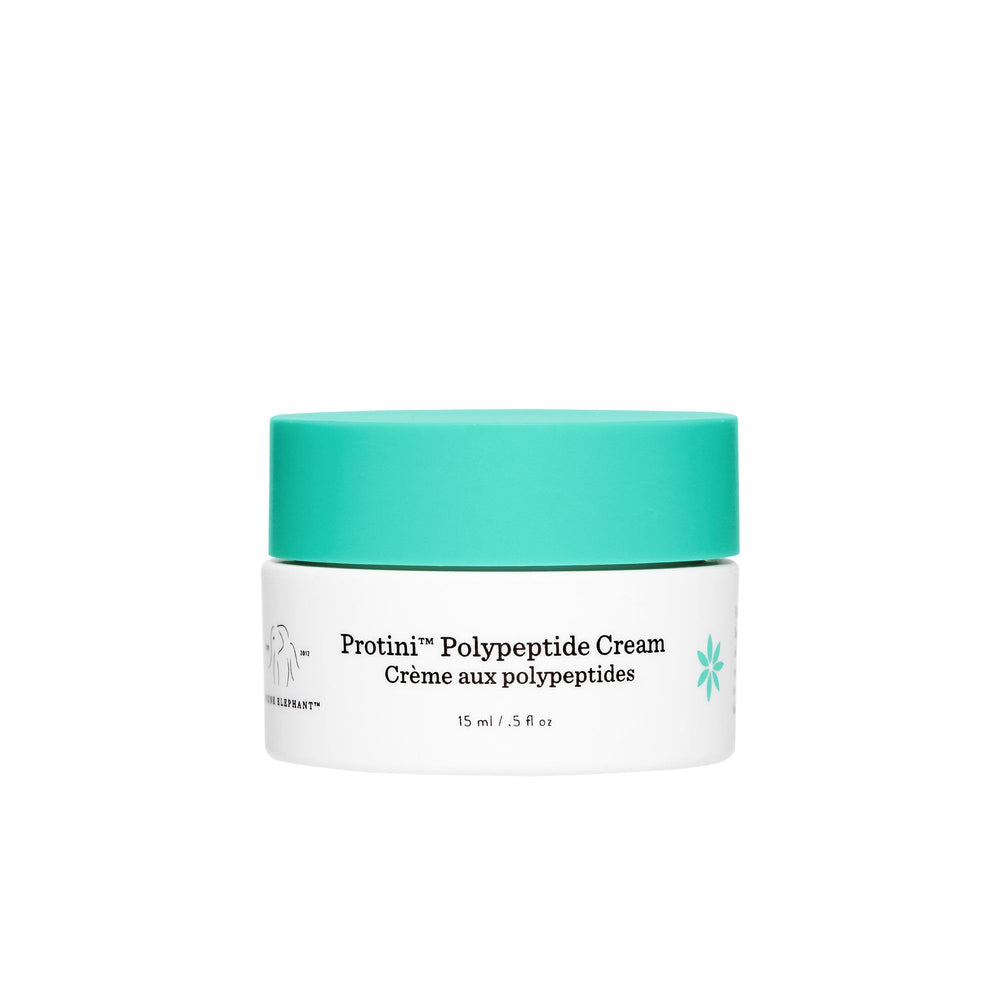 Flacon Drunk Elephant Protini Polypeptide Crème, hydratation légère et texture gel-crème.