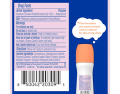 Dry Idea Roll-On Sans Parfum — formule antitranspirante à 16 pour cent.