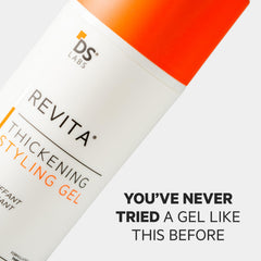 Revita Gel DS Labs base-eau sans résidu facilitant l’application.