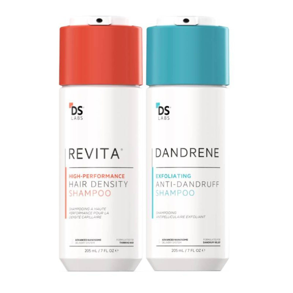 Bouteille Revita DS Laboratories pour un soin revitalisant des cheveux.