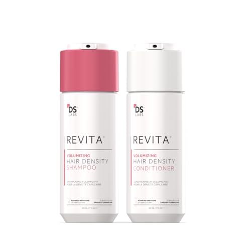 DS Laboratories Revita shampooing: flacon montrant le lift léger pour cheveux fins.