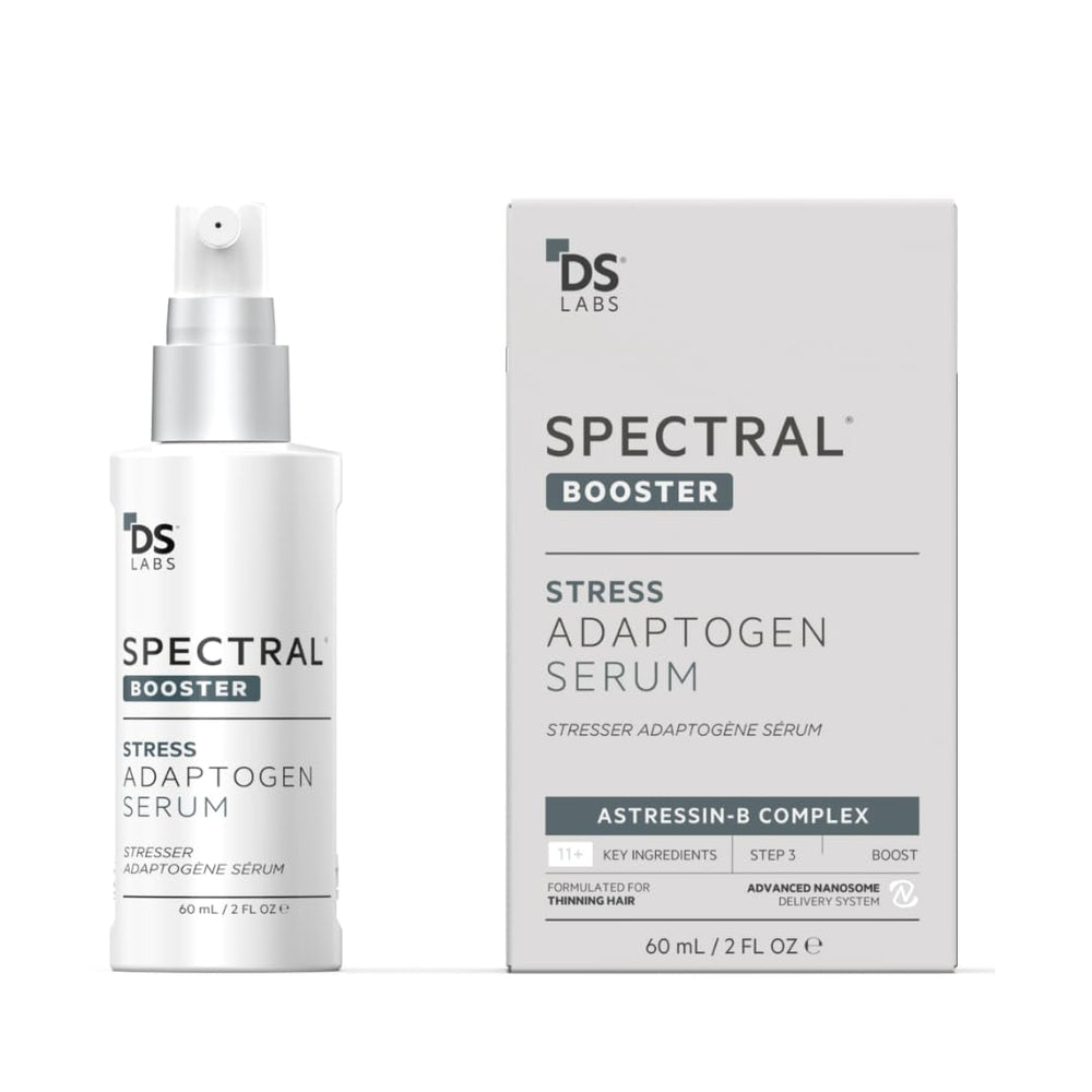 DS Laboratories Spectral Booster, bouteille 60 ml, densité capillaire apparente accrue.