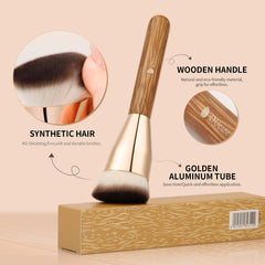Pinceau DUcare polyvalent pour poudre, liquide et crème sur le teint.