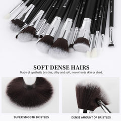 DUcare pinceaux yeux: ombres et mélanges précis pour des détails nets.