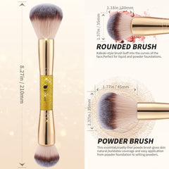 DUcare tête mini bombée pour fard sur les joues avec précision.