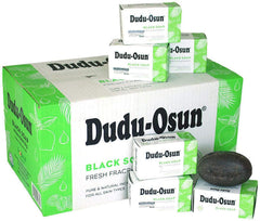 Dudu-Osun savon noir africain ensemble 4-pack, pratique pour tester et partager.