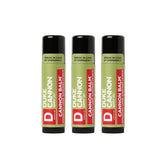 Baume tactique Duke Cannon pack triple SPF 15 pour l'extérieur.