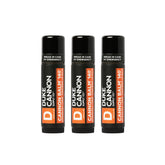 Duke Cannon Cannon Balm emballé en ensemble de trois, pratique pour les travaux lourds.