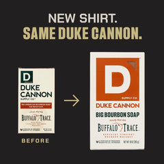 Savon Bourbon Duke Cannon Big Brick, parfum bois de chêne et spiritueux, nettoyage robuste