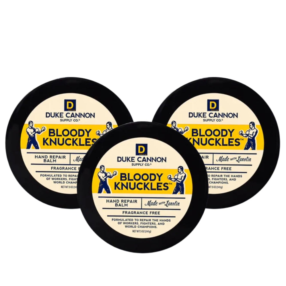 Balm Bloody Knuckles de Duke Cannon en pot pour soin intensif des mains